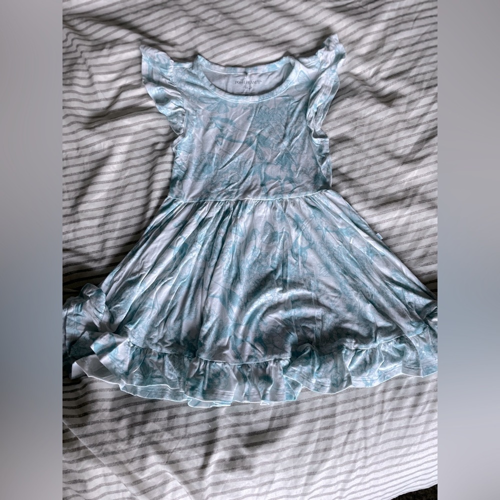 Posh Peanut Ruffled Twirl Dress “Charlotte Anne”